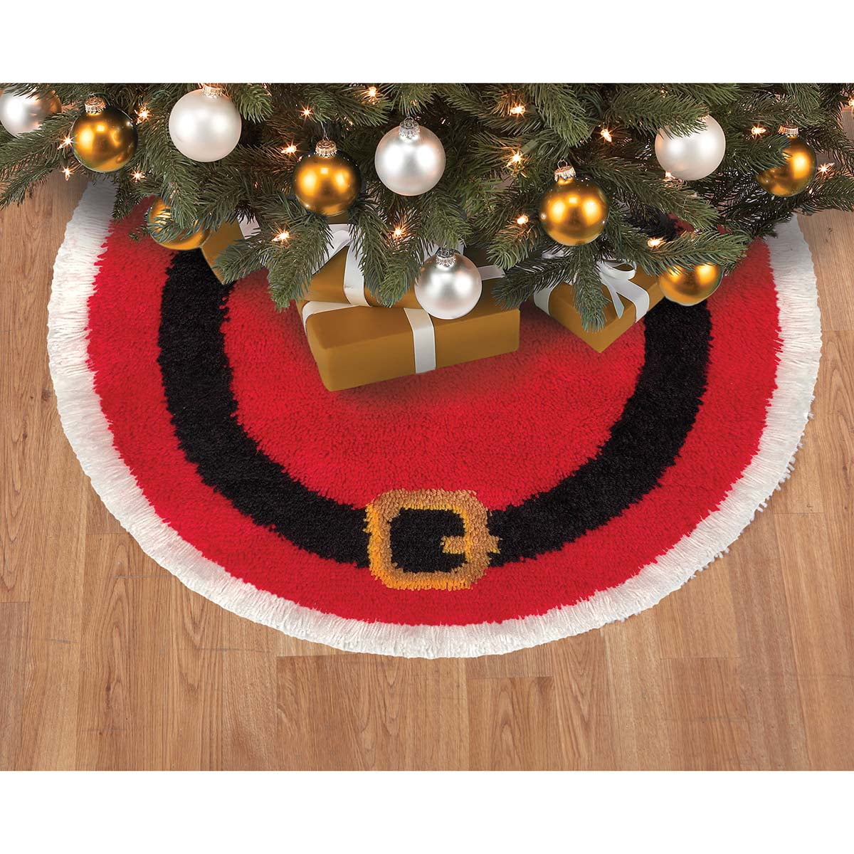 Herrschners® Santa Belt Tree Skirt Latch Hook Kit - Walmart.com
