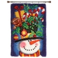 thumbnail image 1 of Herrschners® Snowman Celebration Kit & Hanger Latch Hook Kit, 1 of 3