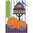 thumbnail image 1 of Herrschners® Spooky Visit Porch Flag - October Plastic Canvas, 1 of 1