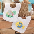 thumbnail image 1 of Herrschners® Toy Animals Baby Bibs Stamped Cross-Stitch Kit, 1 of 1