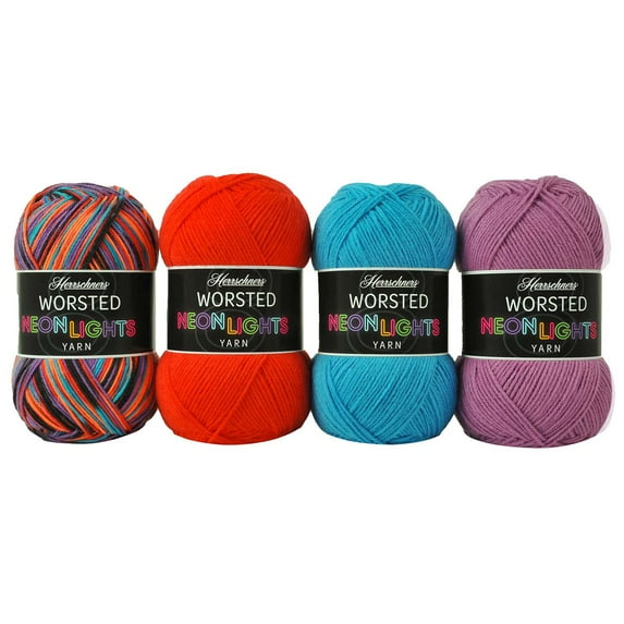 Herrschners® Worsted 8 Neon Lights Yarn Pack