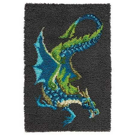 Herrschners® Water Dragon Latch Hook Kit