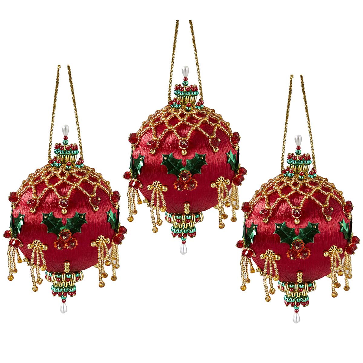 beaded sequin ornament kits