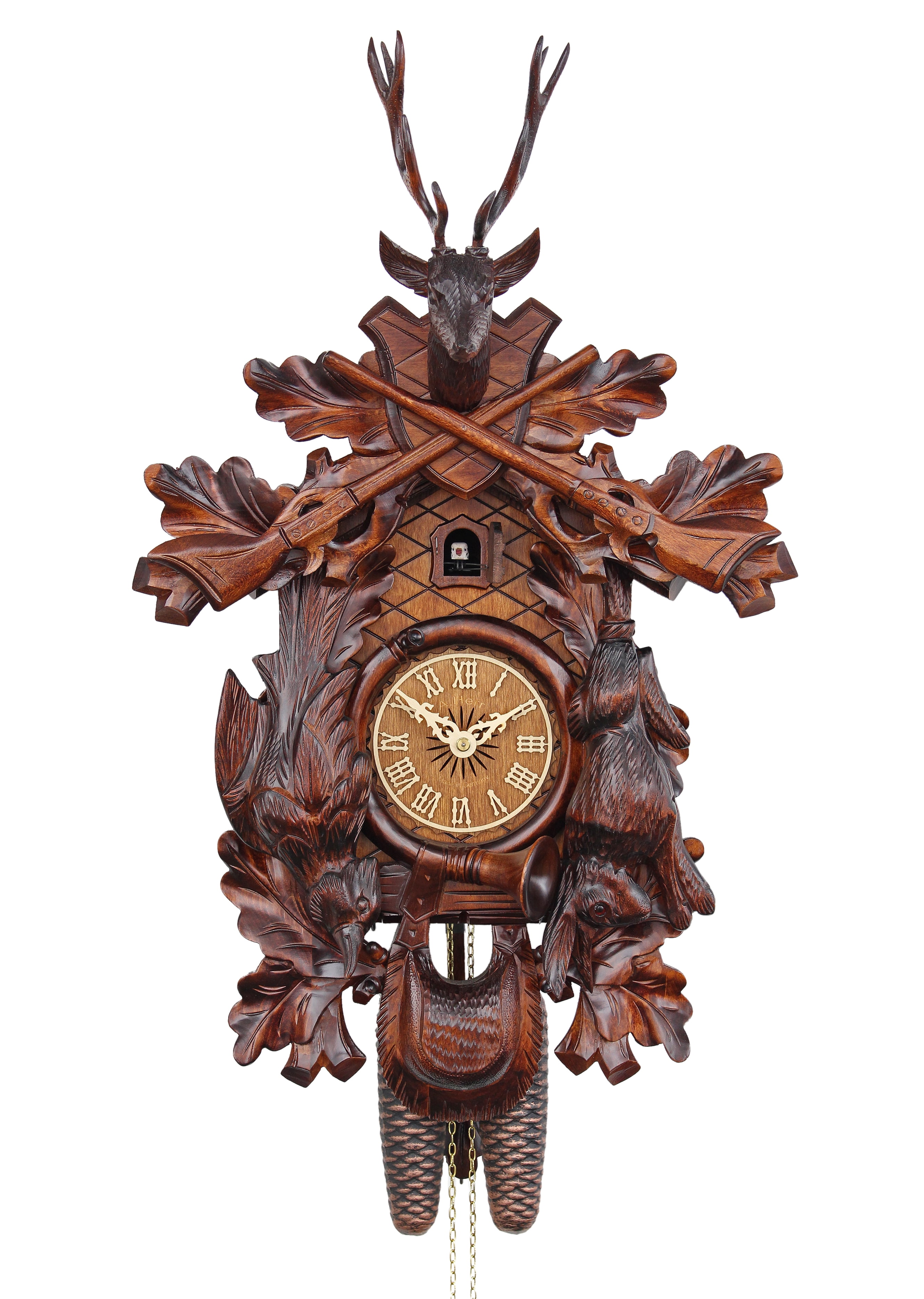 Herrzeit by Adolf Herr Cuckoo Clock - After the Hunt handshingled ...