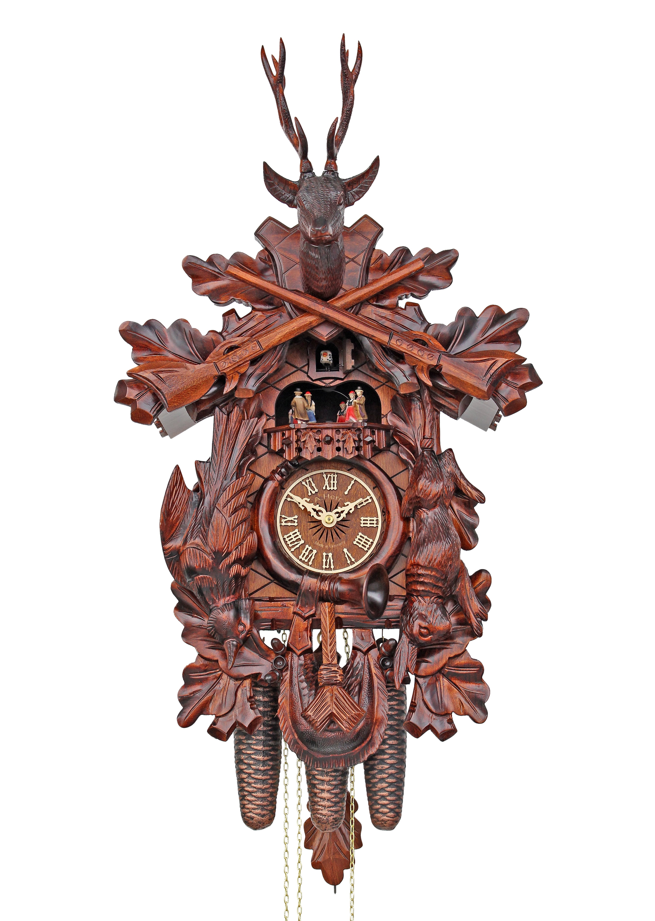 Herrzeit by Adolf Herr Cuckoo Clock - After the Hunt handshingled ...