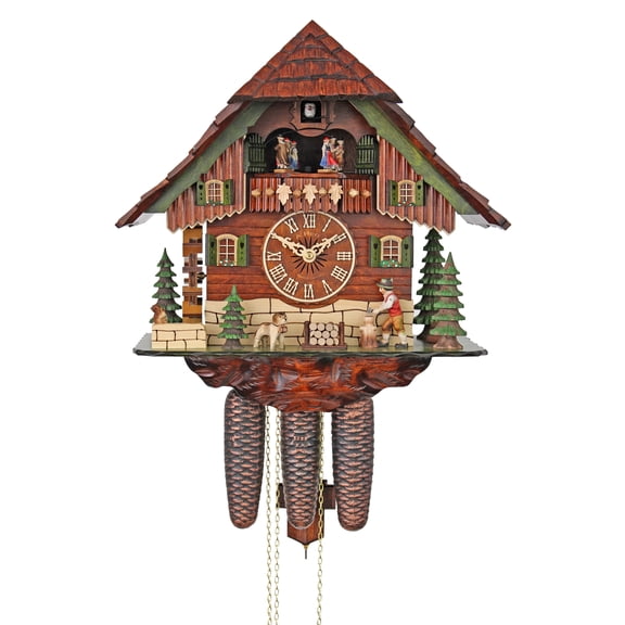 Herrzeit by Adolf Herr Cuckoo Clock  - The Busy Wood Chopper