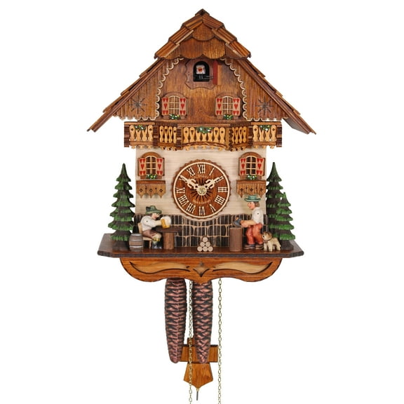 Herrzeit by Adolf Herr Cuckoo Clock - The Merry Beer Drinker & The Busy Wood Chopper