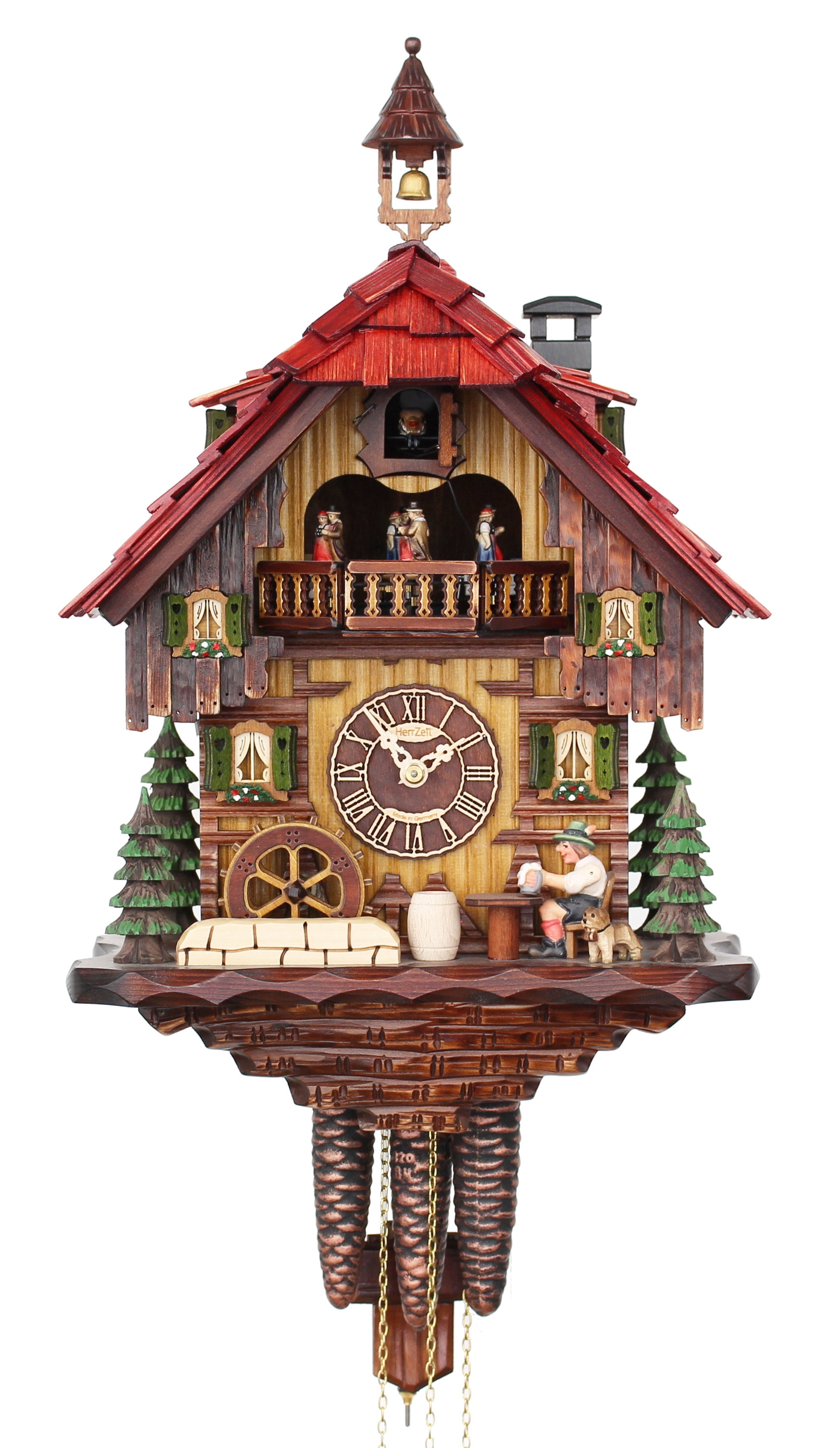 Herrzeit by Adolf Herr Cuckoo Clock - The Tipsy Beer Drinker - Walmart.com