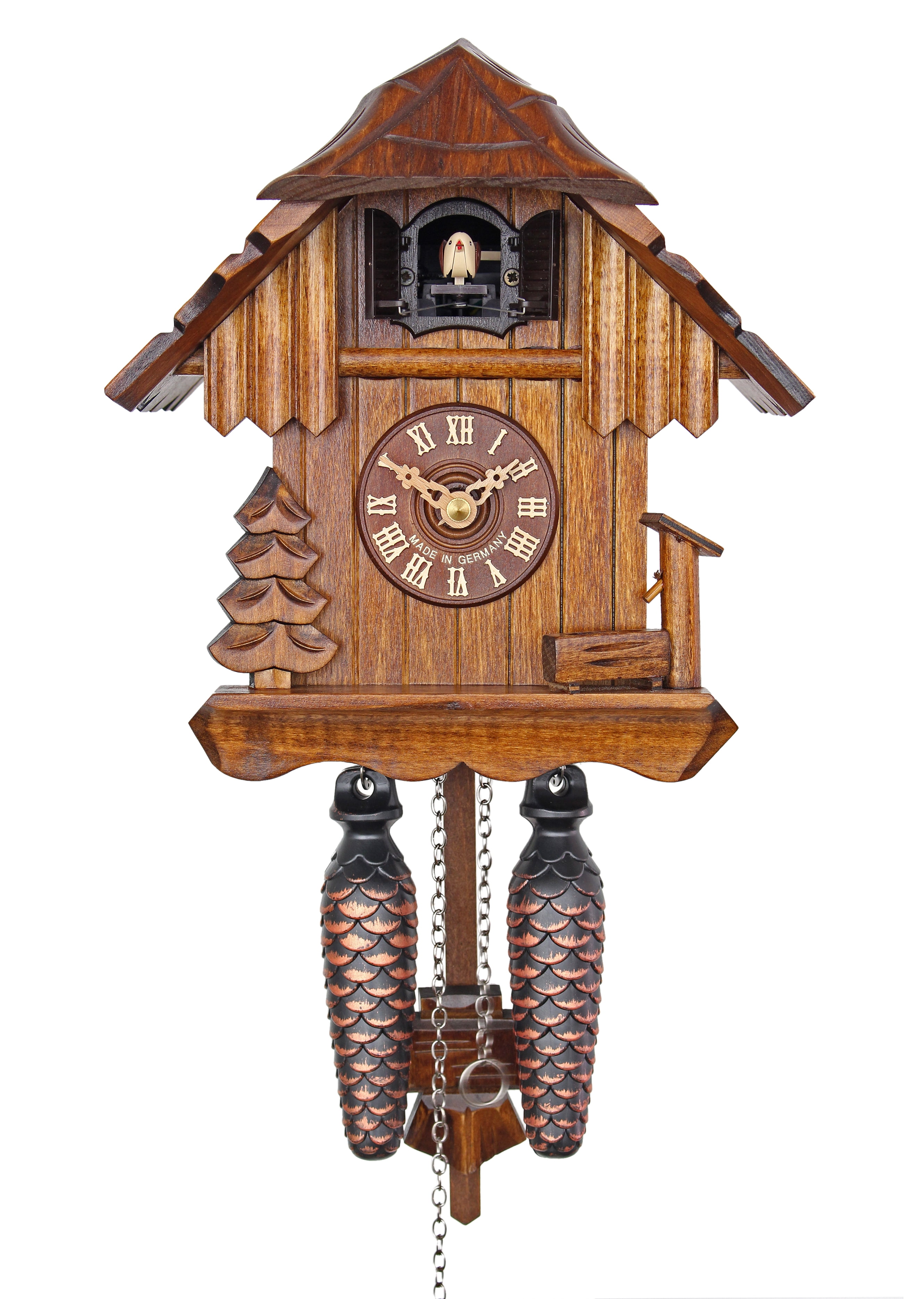 Herrzeit by Adolf Herr Quartz Cuckoo Clock - The Log House AH 22 QM ...