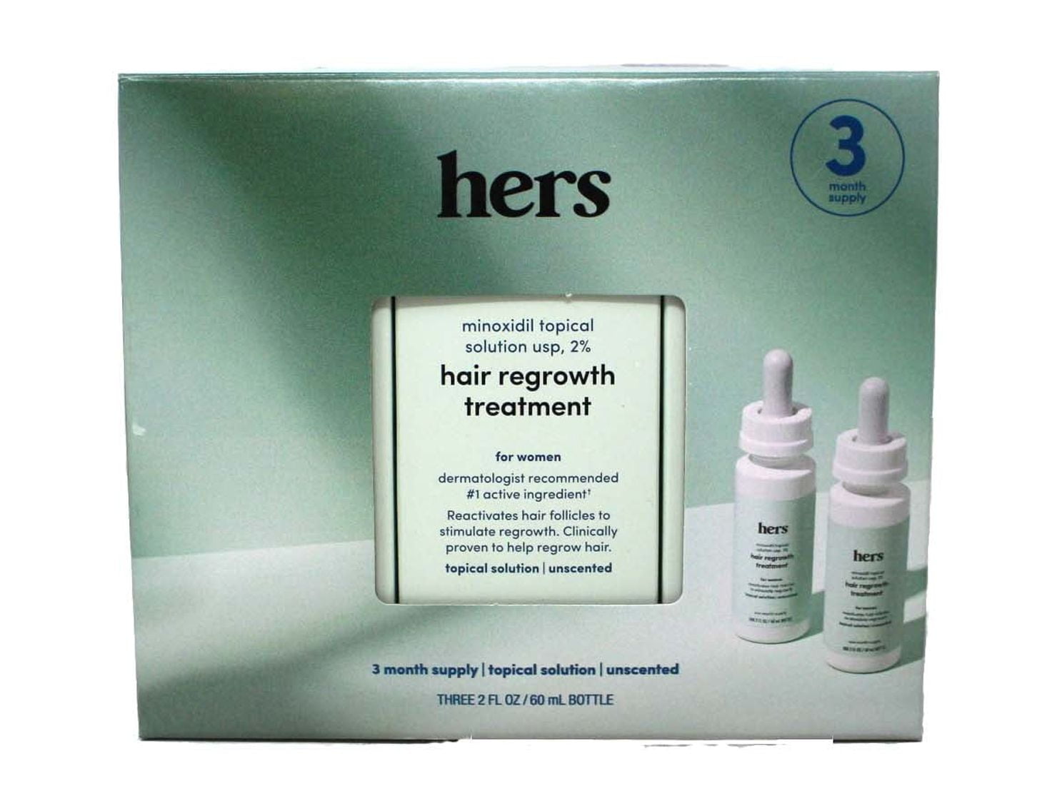 Hers Hair Growth Treatment for Women Topical Solution 3 Month Supply