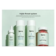 Hers Hair Kit   Shampoo, Conditioner, Vitamins, and Minoxidil 2% Drops, 4 Piece Set