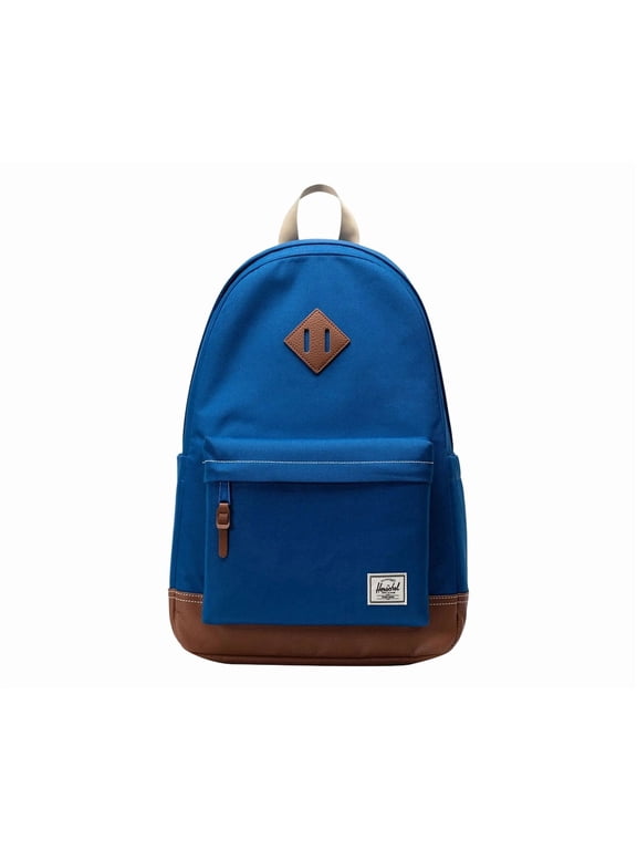 Herschel Heritage Unisex Backpacks Size OS, Color: True Blue/Tan/White Stitch