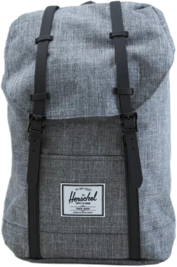 Herschel Dawson Unisex Medium Raven crosshatch Polyester Casual Daypack 10637 02981 OS Walmart
