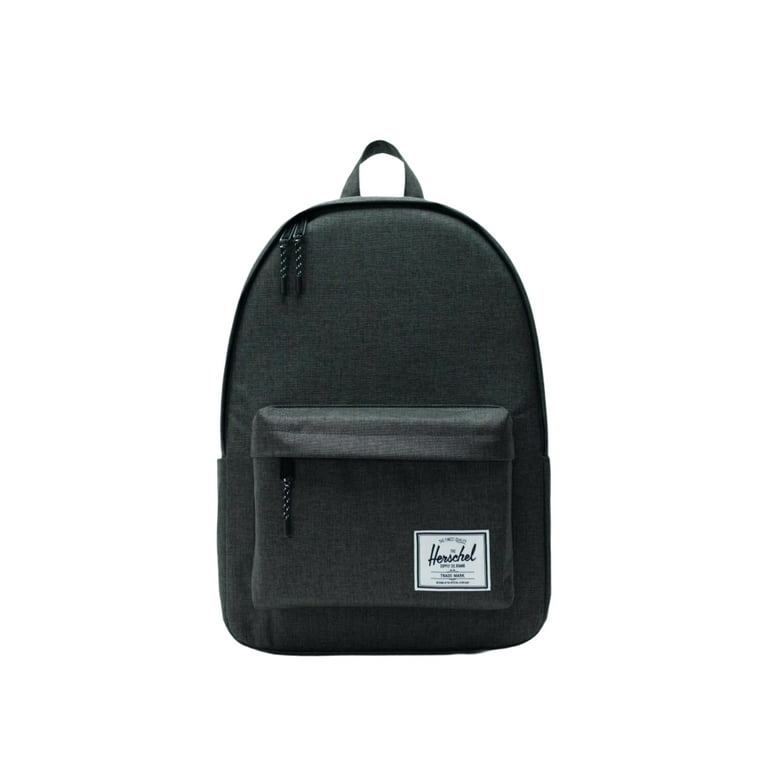 Herschel Supply Classic Woven Label Polyester X-Large Backpack, Black  Crosshatch
