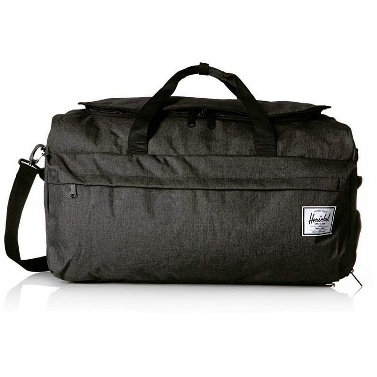 Herschel Supply Co. Outfitter Weekend Duffel Bag Black Crosshatch Walmart