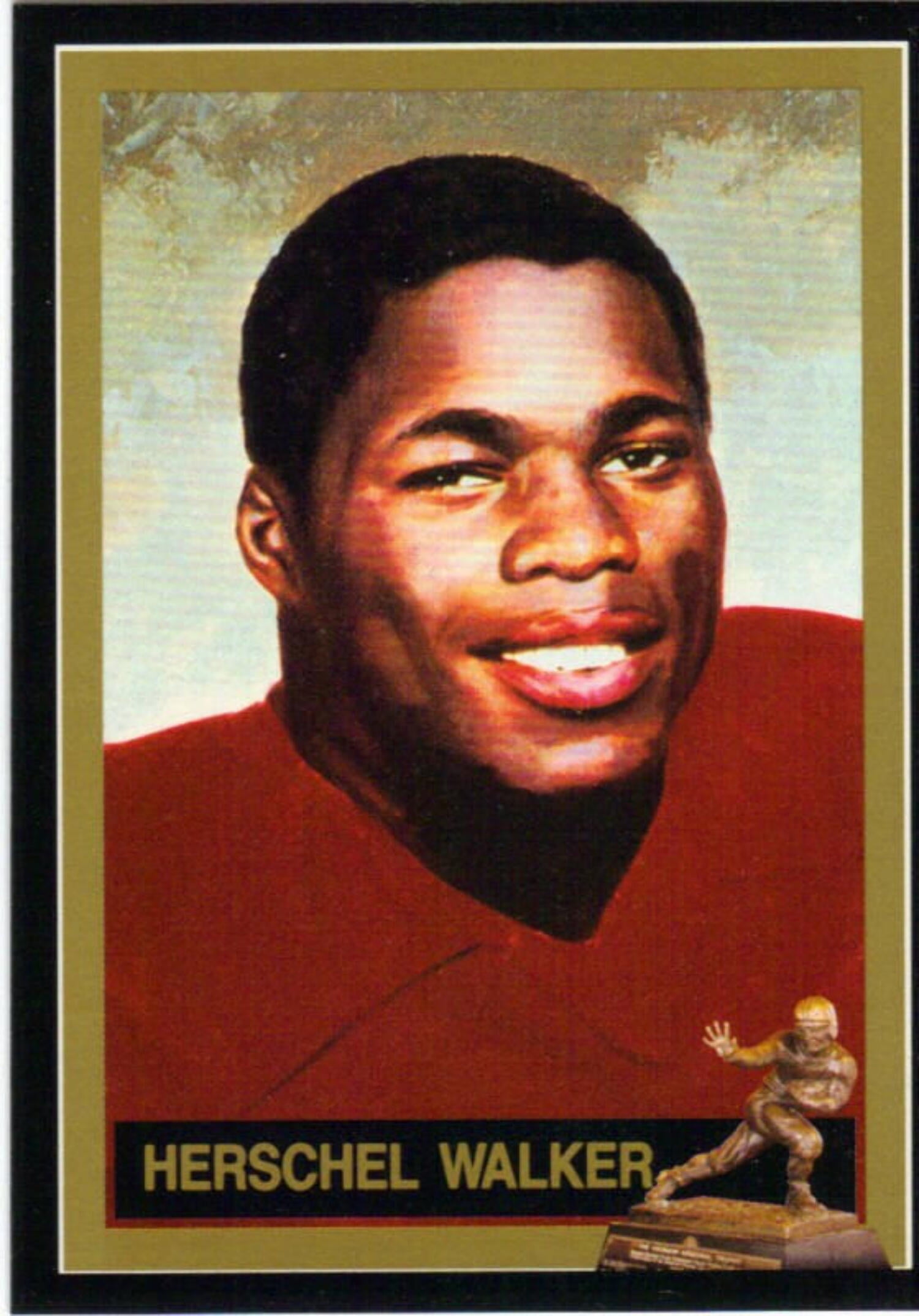Herschel Walker 1982 Heisman Trophy winner card