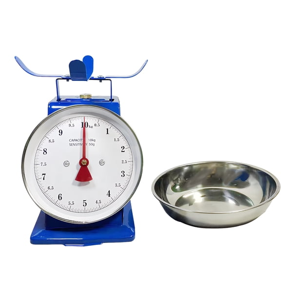 Hersfrd 10Kg Stainless Steel Mechanical Scale with Detachable Tray for Baking & Cooking