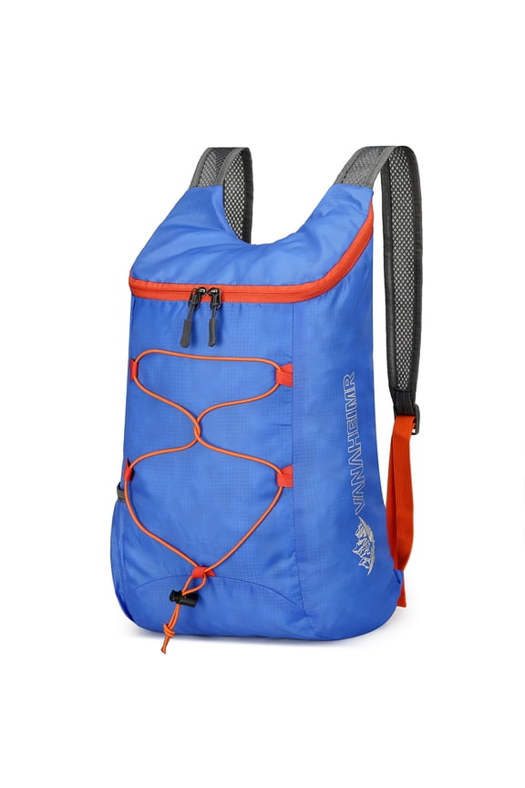 10L Foldable Portable Backpack Ultralight Splashproof Outdoor Travel Bag(blue)