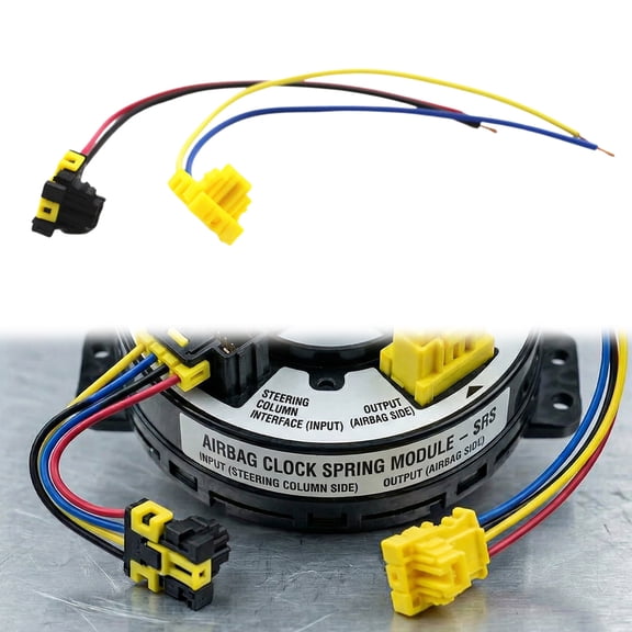 Hersfrd 2 Pcs Airbbag Clockspring Plugs Wire Connector for Chrysler Ram Airbbag Clock Spring Plug Wire Connector Harness Temperature Resistance