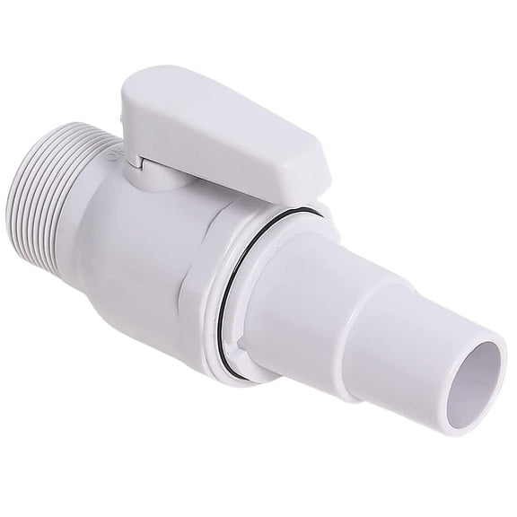 Hersfrd 2-Way Ball Valve Float Valve Pool Filter Stop Connector for Home Backyard Plunge
