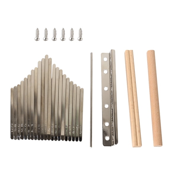 Hersfrd 21 Key Key+wood Bridge+kit Thumb Finger Piano Replacement Parts (A)
