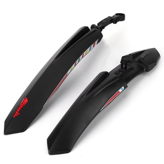 Hersfrd 2Pcs Bicycle Splash Fenders Front Rear Mud Guard Cycling Accessories (Seat Post)