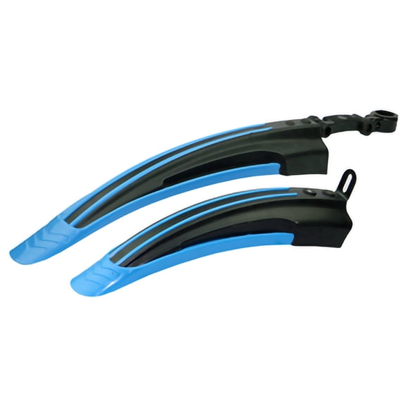 Hersfrd 2pcs Mtb Bike Mudguard Wings Cycling Bicycle Front Rear Fender (Light Blue)
