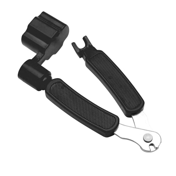 Hersfrd 3 in 1 Guitar String Winder Bridge Remover Pin Puller Cutter Tuning Tools