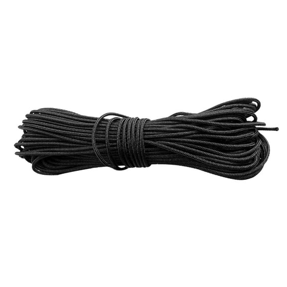 Hersfrd 3m D Ring Buckle Rope Bow Release U Rope Archery Accessories (Black)