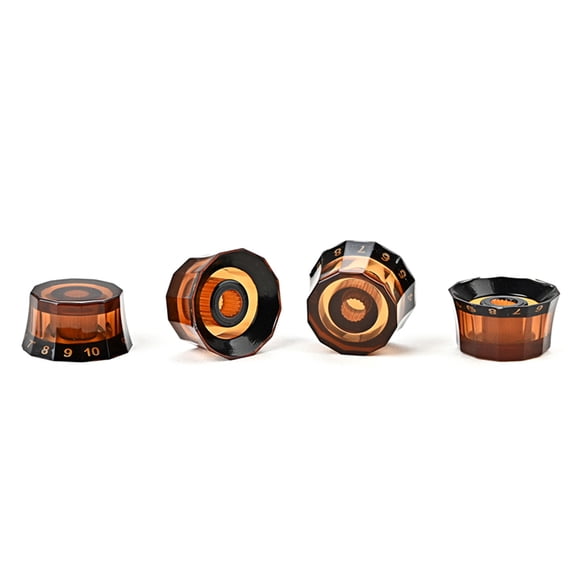 Hersfrd 4Pcs Guitar Tone And Volume Knobs Lampshade Style 6mm for Prs Guitar Accessories