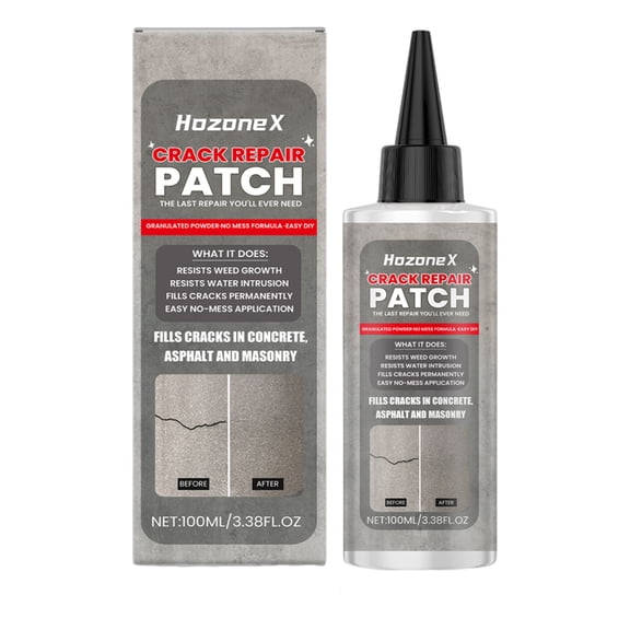 Hersfrd Asphalt Crack Filler Sealant Concrete Crack Filler 100ml Waterproof for Concrete