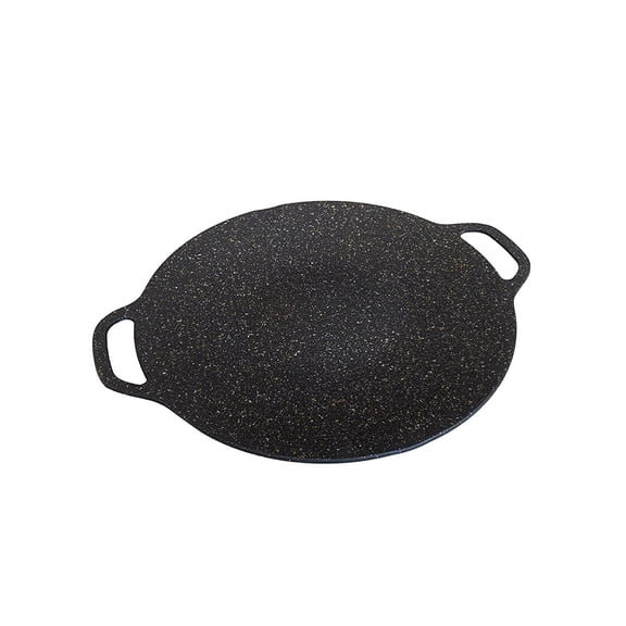 Hersfrd Bbq Grill Pan Multi-purpose Cooking Pot Round for Outdoor Camping (29cm)