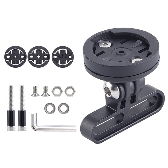 Hersfrd Bicycle Speedometer Stem Mount Adjustable Angle Bike Stopwatch Mount Holder Aluminum Alloy Bicycle Handlebar Code Rack for Garmin Bryton Wahoo