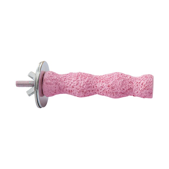 Hersfrd Bird Perch Bird Perch Stand for Birds Parrot Parakeet Cockatiels (pink S)