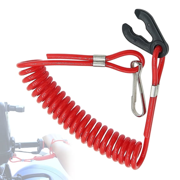 Hersfrd Boat Engine Kill Stop Switch Waterproof Emergency Stop Switch Safety Lanyard Rope Oem 682-82556-00 Outboard Motor Kill Switching Universal For Motorboat And Outboard Motors