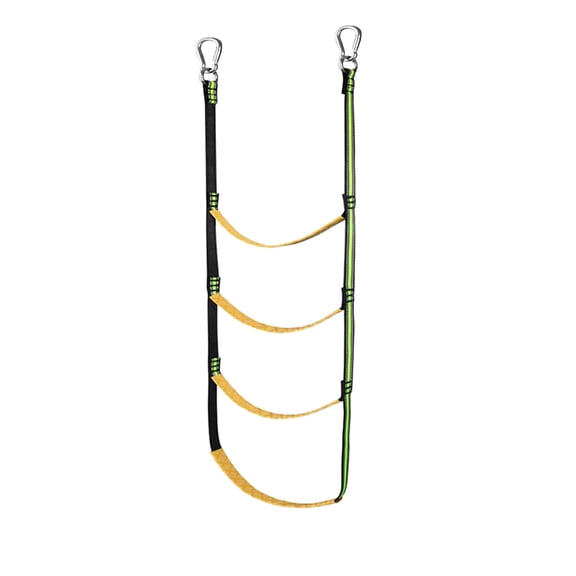 Hersfrd Boat Ladders Removable Marine Rope Ladder for Sailboat Canoeing(green 4 Ladders)