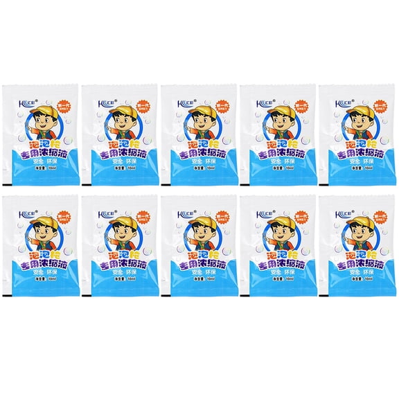 Hersfrd Bubble Solution Concentrate Safety 10ml Bubble Water Refills (10Pcs)