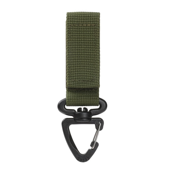 Hersfrd D Ring Carabiners Clip Clip 360-Degree Rotation Backpack Hanging Buckle (Green)