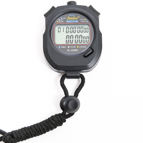 Hersfrd Digital Stopwatch Waterproof Sports Stopwatch Large Display Handheld Chronograph