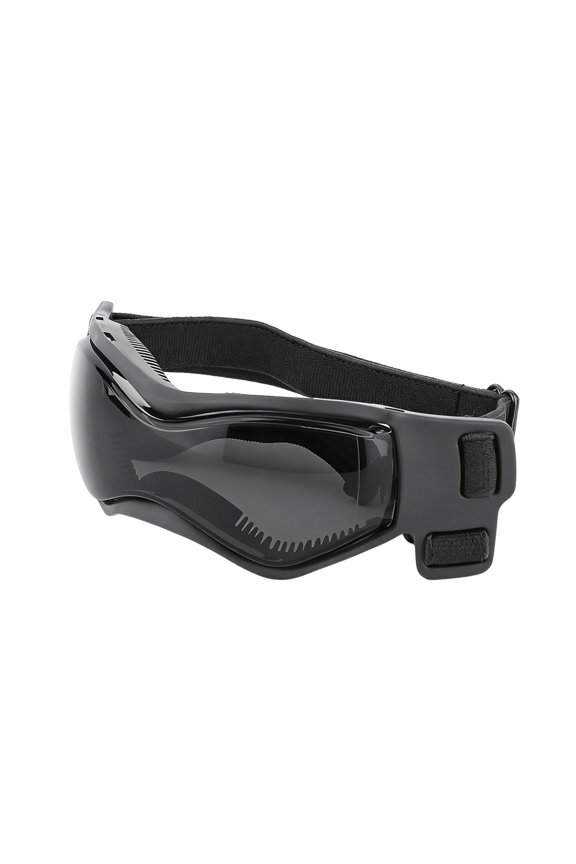 Enjoying Dog Sunglasses Uv Protection Cycling Eye Protection Sunglass Dustproof with Adjustable Straps for Motorcycle Driving Bike Riding Hiking Swimming (Black)