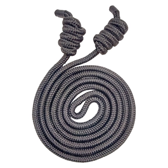 Hersfrd Flow Exercise Rope Double Braid Fitness Rope Adjustable Workout Rope (Black)