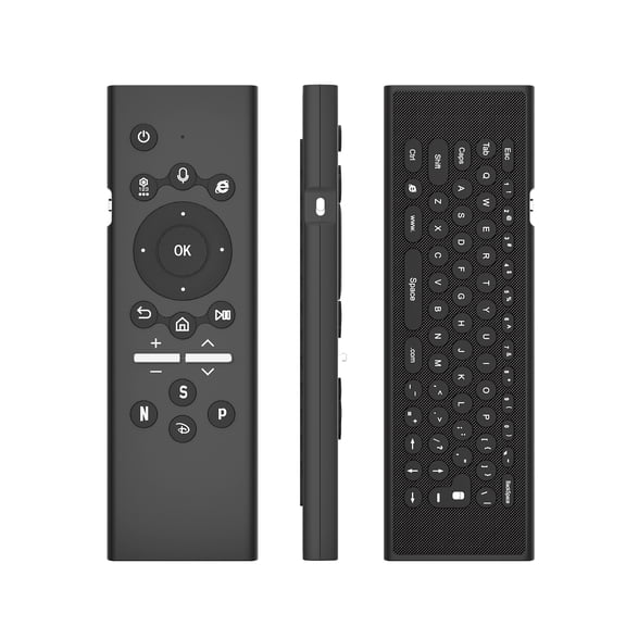 Hersfrd For Samsung Smart Tv Rc with Backlit Keyboard Bt5.0 Wireless Air Mouse Voice Remote Control
