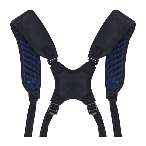 Hersfrd Golf Bag Strap Replacement Adjustable Padded Backpack Carry Strap (Black)