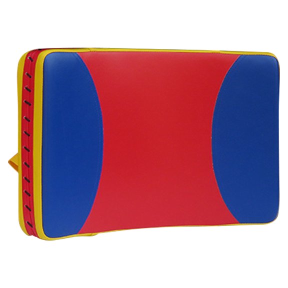 Hersfrd Karate Boxing Punch Pad Pu Taekwondo Kick Pad for Boxing Training (Red Yellow)