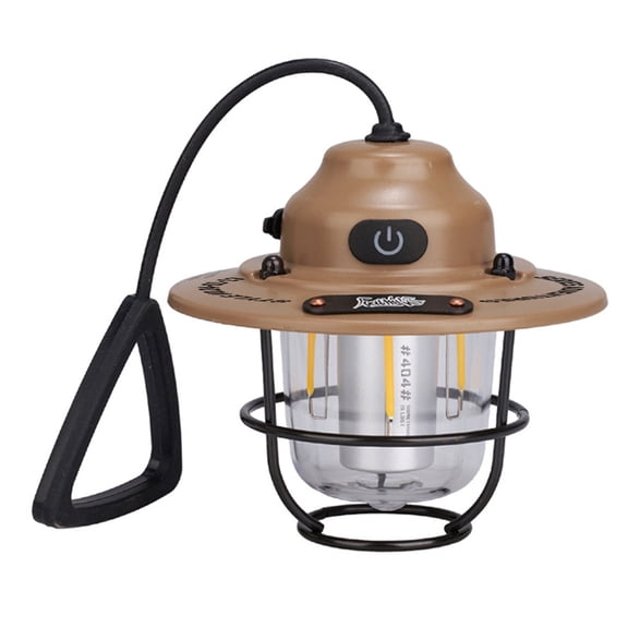 Hersfrd Led Camping Lantern Ipx4 Waterproof for Outdoor Bbq Traveling (Khaki)