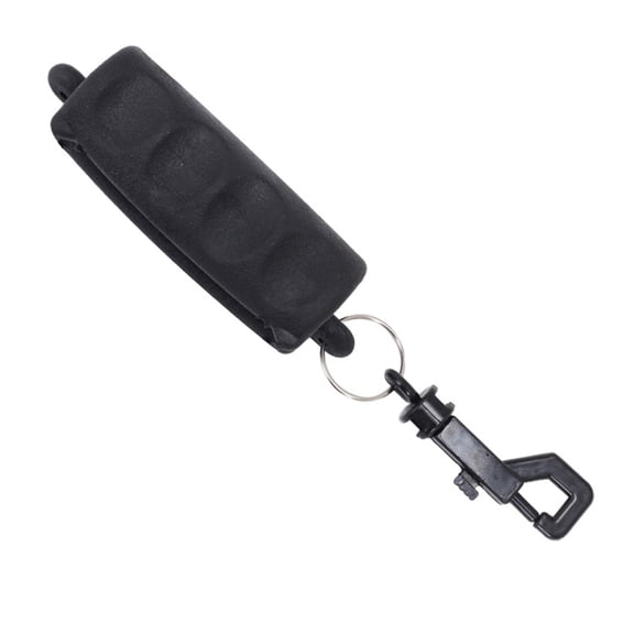Hersfrd Outdoor Silicone Arrow Puller with Clip Archery Bow Remover (Black)