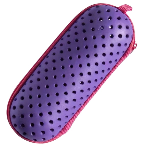 Hersfrd Swim Goggle Case Eva Goggle Case Lightweight Swimming Accessories (Purple)