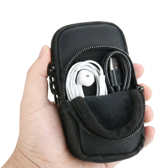 Hersfrd Travel Carrying Case Fit for Aimoonsa Mp3 Player Portable Protective Case Compact Nylon Storage Bag Scratch Resistant Double Zipper