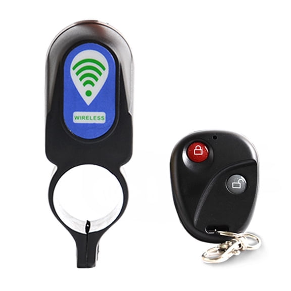 Hersfrd Wireless Remote Control Bike Anti-theft Bell Scooter Cycling Safety Alarm