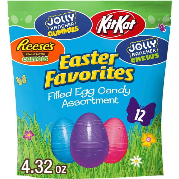 Hershey Assorted Flavored Easter Candy, Bag 4.32 oz